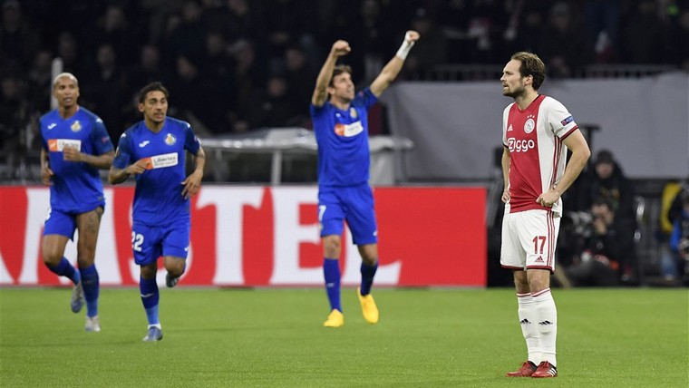 Getafe frustreert Ajax weer: comeback zit er na rampstart niet in