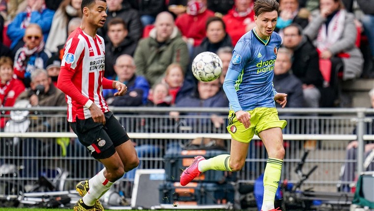 PSV en Feyenoord verzuimen in boeiende kraker écht aan te haken in titelstrijd