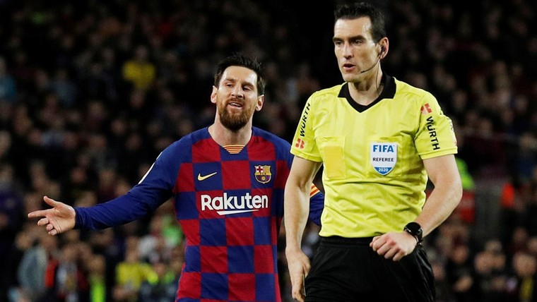VAR schiet Barcelona en Messi te hulp op frustrerende avond