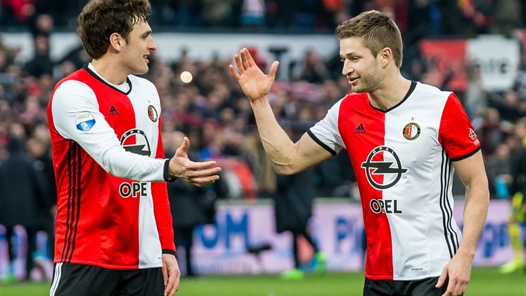 Feyenoord sorteert voor op afscheid Botteghin en Van der Heijden
