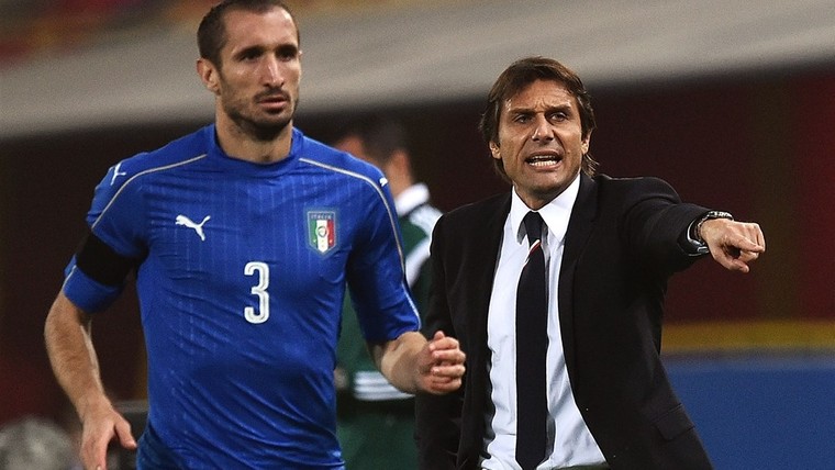Chiellini vergeeft Conte Inter-keuze: 'Maar ik weet zeker dat hij twijfelt'