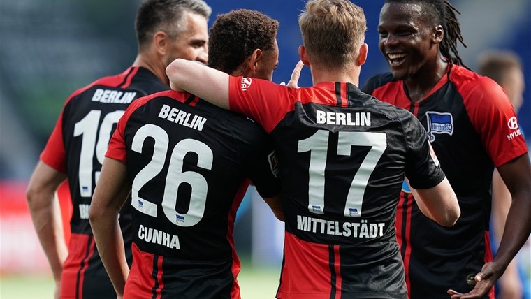 Juichende Hertha BSC-spelers worden niet bestraft
