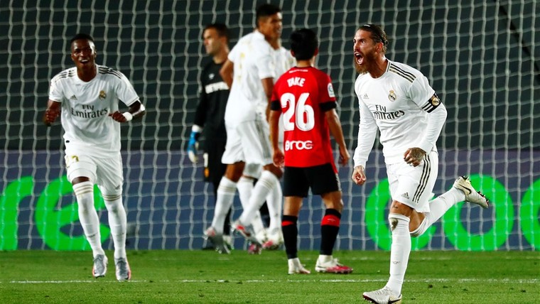 Sergio Ramos blijft maar scoren voor doordenderend Real Madrid