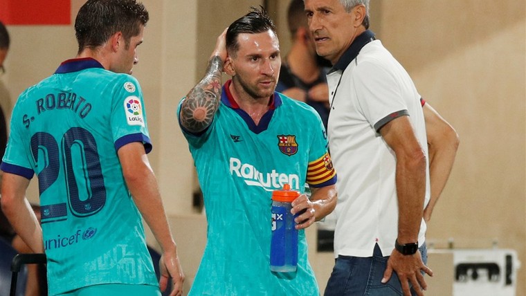 Strijdbare Setién voelt zich niet aangevallen door Messi