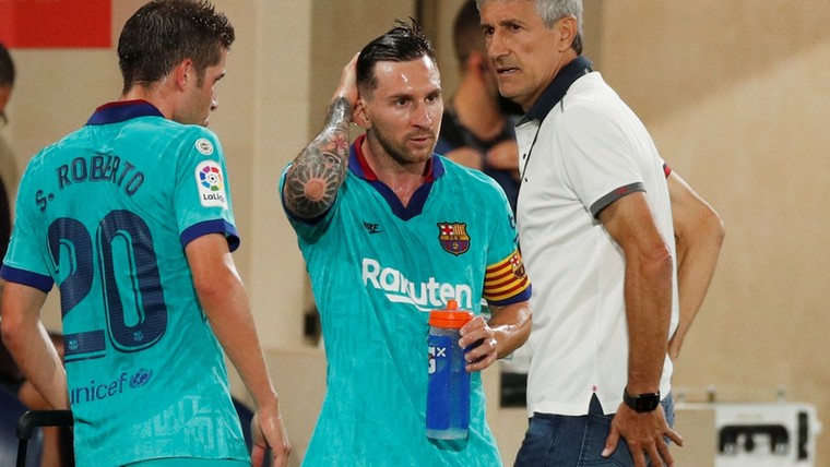 Messi en Setién sluiten 'pact': Barça gaat voor de Champions League 