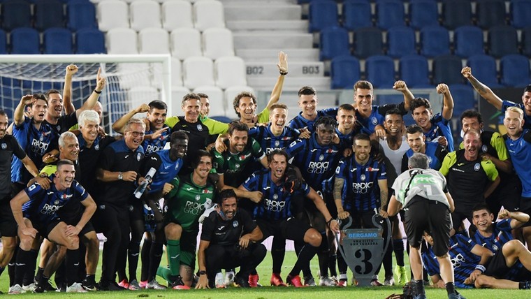 Atalanta draagt derde plaats op aan Bergamo, Serie A-record De Roon