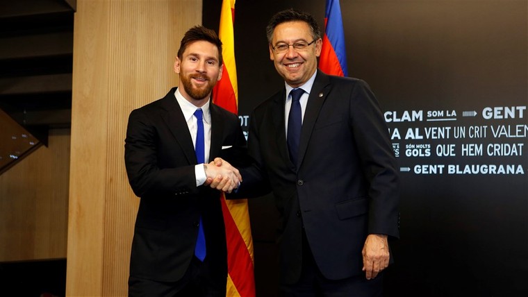 Barcelona lacht om Messi-geruchten: 'Hij sluit zijn carrière bij ons af'