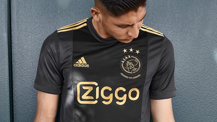 Europees shirt Ajax eerbetoon aan het glorieuze verleden