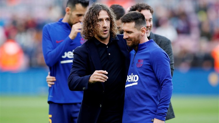 Suárez applaudisseert voor steunbetuiging Puyol aan Messi