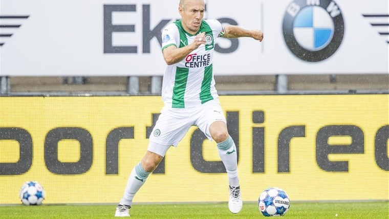 Volgend optreden Robben voor FC Groningen laat op zich wachten