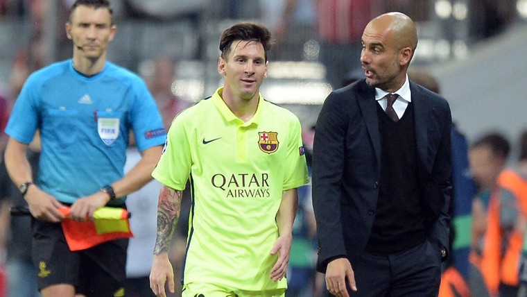 Guardiola gespot in Barcelona: 'Meeting met Messi aanstaande'