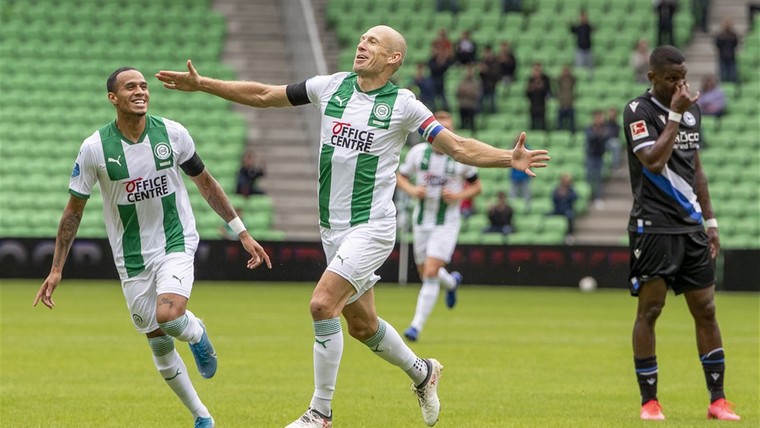 Robben zorgt voor euforie met eerste goal sinds Groningen-rentree