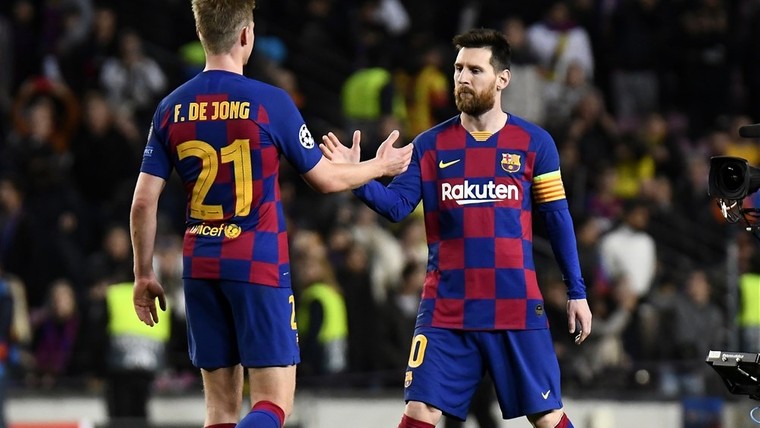 Eerste Barça-opstelling Koeman: geen De Jong, Messi wél in de basis