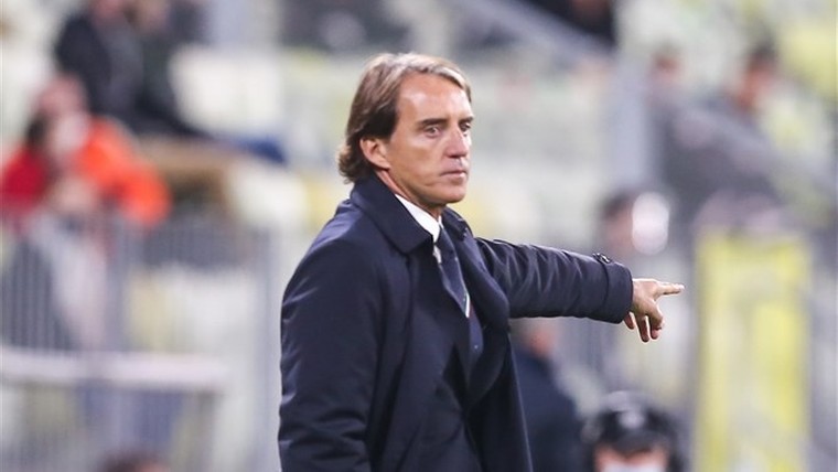 Mancini: 'Hopen dat het woensdag tegen Nederland niet weer gebeurt'