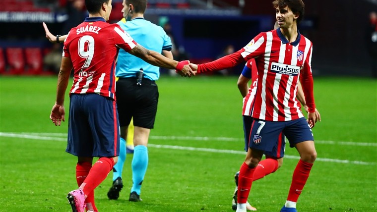 João Félix en Suárez schieten Atlético op zorgeloze avond naar koppositie 