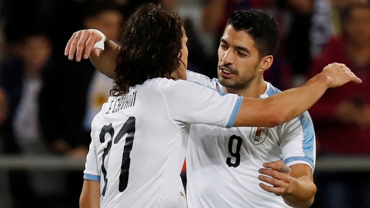 Gouden koppel Cavani-Suárez wijst Uruguay de weg