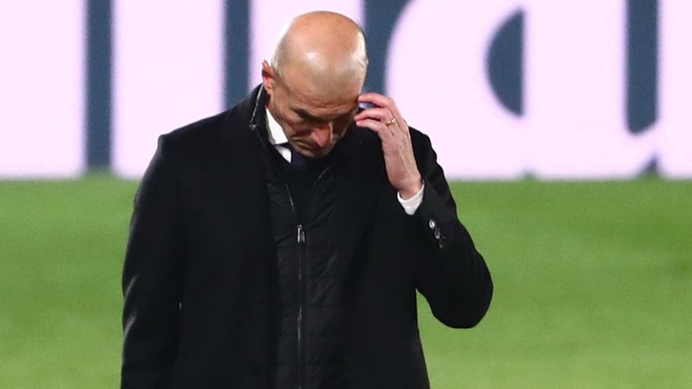 Zidane wordt moedeloos van Real Madrid: 'Hier heb ik geen verklaring voor'