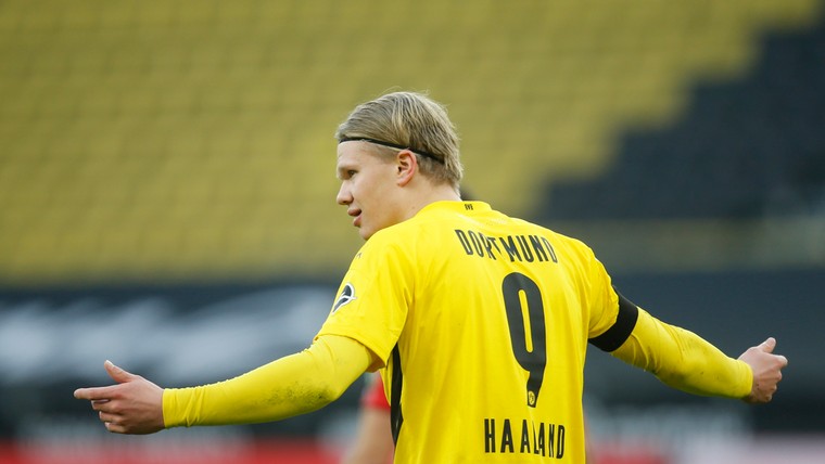 Haaland eindigt 2020 met meer goals dan wedstrijden voor Dortmund