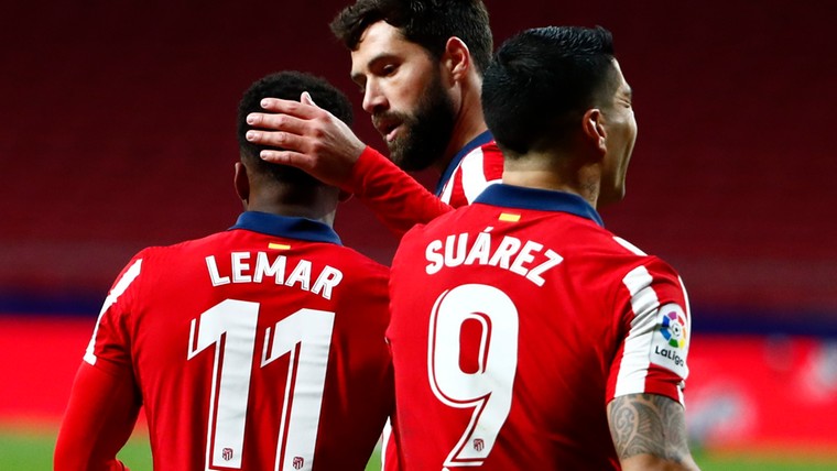 Atlético juicht bij Suárez-rentree, schandalige overtreding Getafe-speler