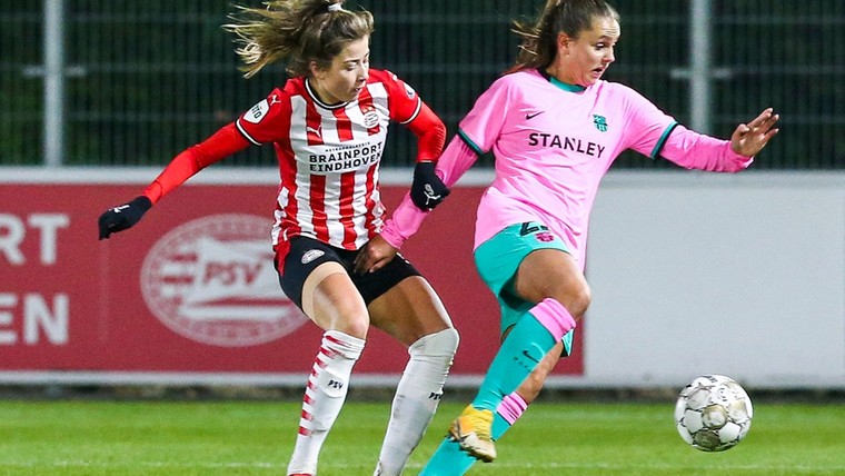 Martens draagt bij aan vervelend Europees debuut PSV Vrouwen