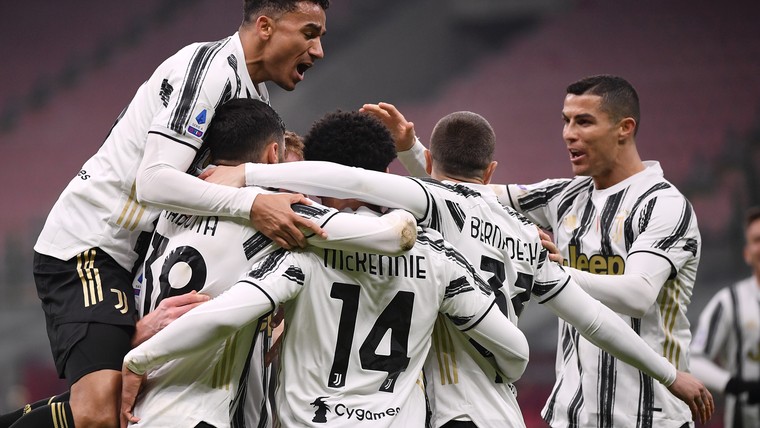 Juventus blaast in Milaan titelhoop nieuw leven in 