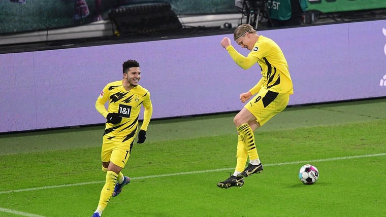 Dortmund walst Leipzig plat met hoofdrollen voor Sancho en Haaland