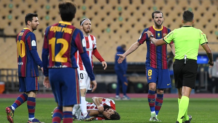 Aanstaande schorsing Messi houdt Barça en Spanje flink bezig