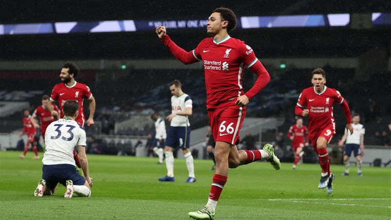 Liverpool boekt bevrijdende zege in spectaculaire topper tegen Spurs