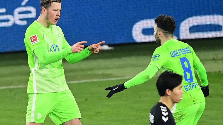 Weghorst is niet te stoppen en maakt Wolfsburg weer de trotse nummer drie