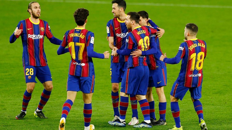 Barça ontsnapt dankzij primeur Trincão in volgende rollercoasterwedstrijd