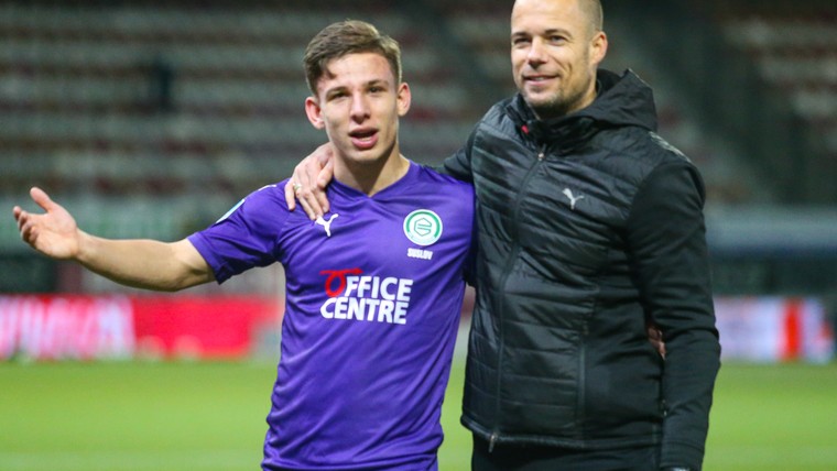 FC Groningen beleeft steeds meer plezier aan Suslov: 'Hij heeft een mooie toekomst voor zich'