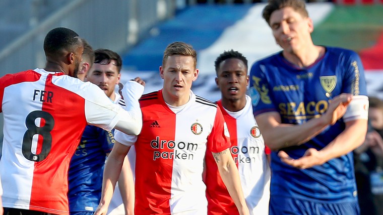 Feyenoord veegt de vloer aan met hopeloos VVV