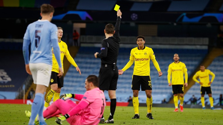 Ongeloof over arbitrage na afgekeurde goal bij Man City-Dortmund