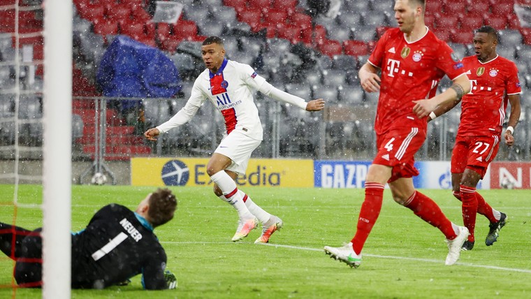 Mbappé schittert in galavoorstelling tussen Bayern en PSG