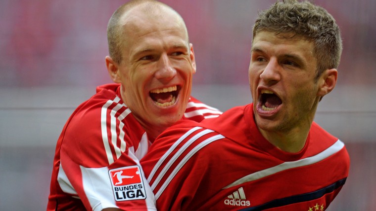 Müller reageert op openlijke 'Bayern-flirt' met Robben