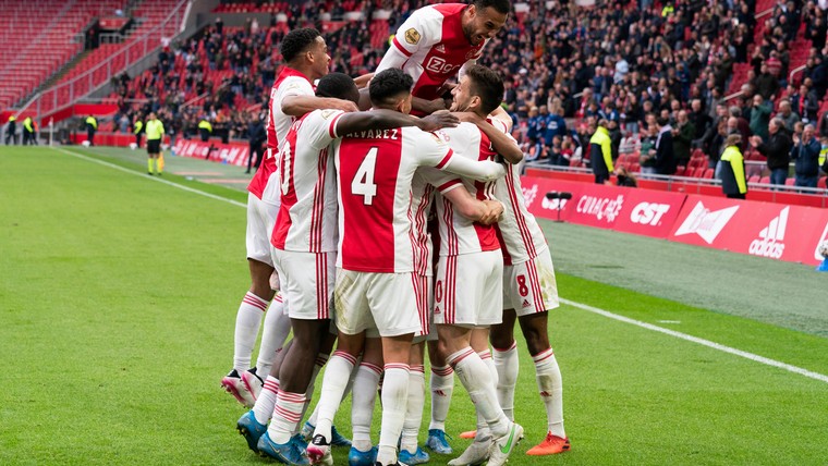 Ajax evenaart record Feyenoord en staat op indrukwekkend puntenaantal