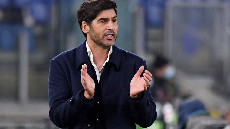 AS Roma-coach dolblij met ineenstorting Super League: 'Supporters, bedankt!'