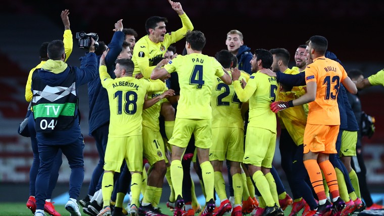 Groot feest bij Villarreal na historische prestatie: 'Dit zijn tranen van emotie'