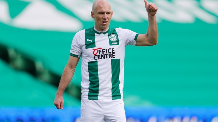 Robben na 238 dagen weer in de basis bij FC Groningen