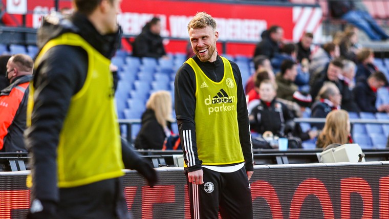 Jørgensen start na vier maanden weer bij Feyenoord