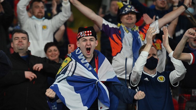 Schotland viert punt op Wembley als EK-titel: 'Ze hebben onze trots teruggegeven'