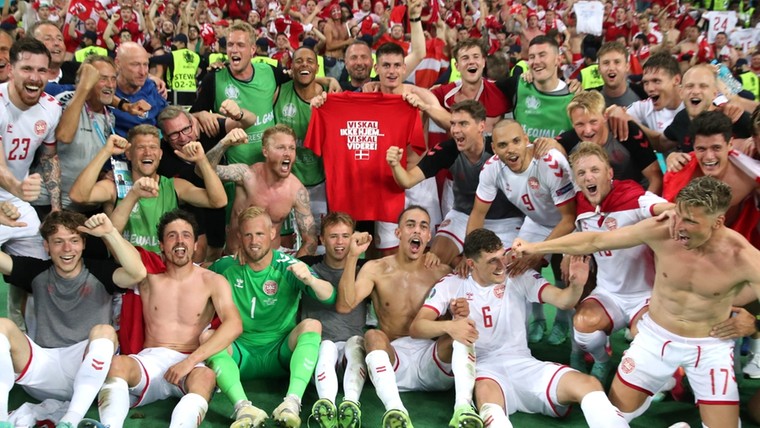 Denemarken speelt voor Eriksen: 'We dragen hem met ons mee naar Wembley'