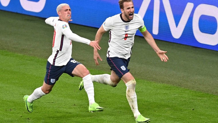 Kane de verlosser in voetbalgevecht op Wembley: Engeland naar EK-finale