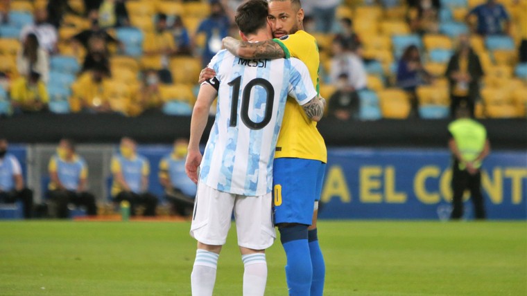 Neymar toont zich waardig verliezer met prachtige woorden over Messi