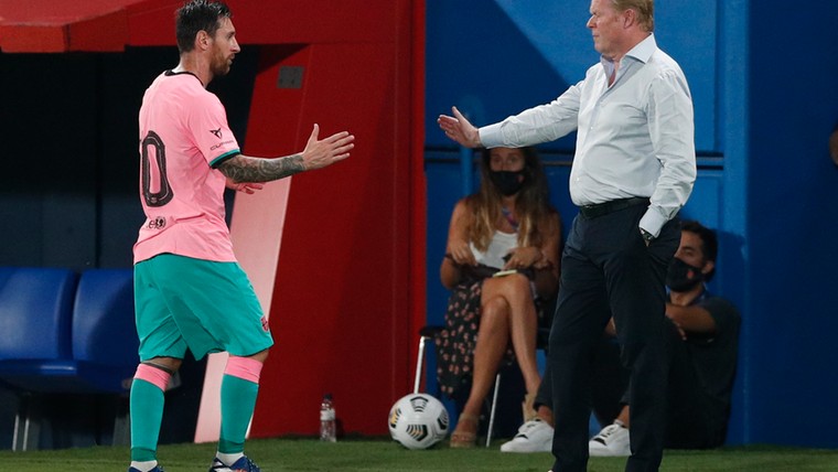 Spaanse media komen wéér met update over toekomst Koeman en Messi