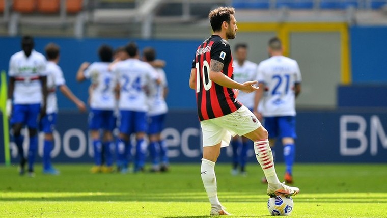 Calhanoglu heeft begrip voor woedende Milan-supporters: 'Dat is normaal'