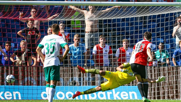 Kökcü neemt erfenis Berghuis op zich en schiet Feyenoord langs Werder