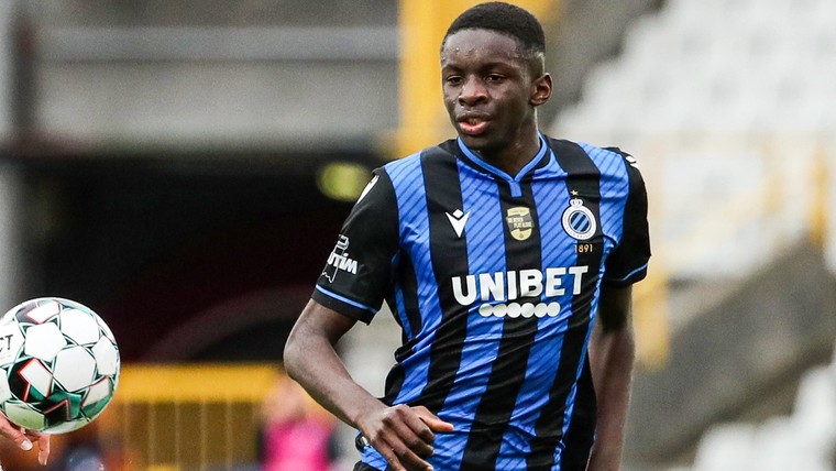 Noah Mbamba: zestien jaar en nu al in de hoofdmacht van Club Brugge