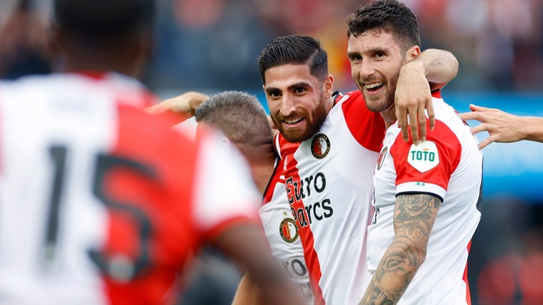 Knappe oefenzege Feyenoord op Atlético eindigt met beuk van Simeone