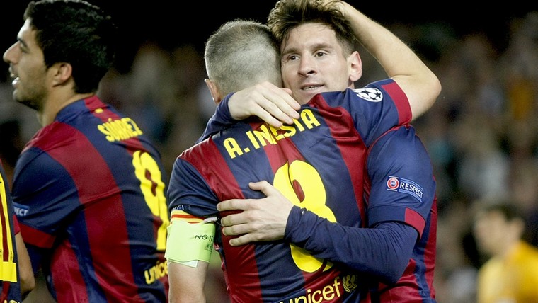 Iniesta: 'Zal pijn doen om Messi in een ander shirt te zien'